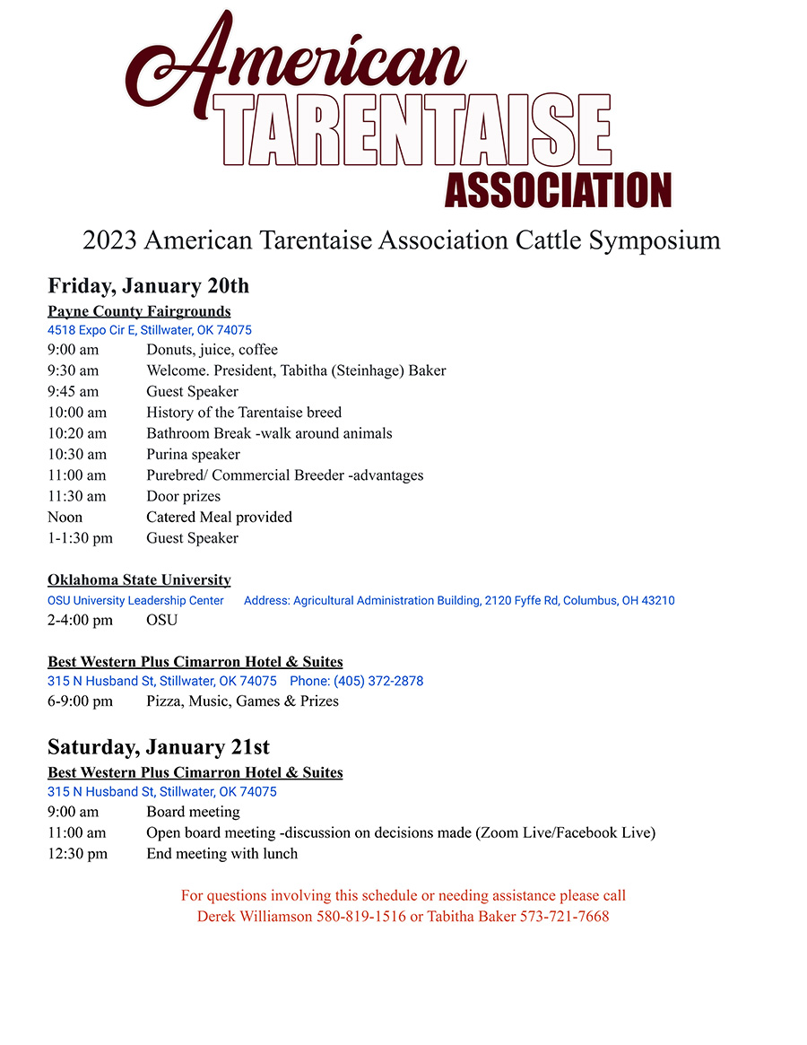 2023 ATA Symposium Schedule